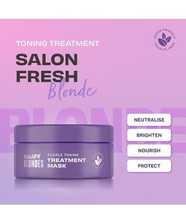 Lee Stafford Bleach Blondes Purple Toning Treatment Mask 200ml - Enhance & Neutralize Blonde Hair - International Shipping Available - Buy Online on SooperMarket.com