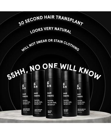 Grace and Stella Hair Building Fibers - Medium Brown (22g) - Instantly Thicken Thinning Hair - Cover Bald Spots Discreetly - Buy Online on SooperMarket.com
