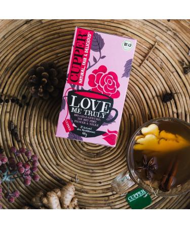 Cupper Bio Chai Spice Tea Love Me Truly - 20 Fair Trade Eco-Friendly Tea Bags for Delicious Chai Experience - Buy Online on SooperMarket.com