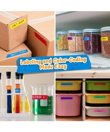 Craftzilla Colored Masking Tape 7 Roll Multi Pack - 210ft x 1in Rainbow Craft Tape - Buy Online on SooperMarket.com