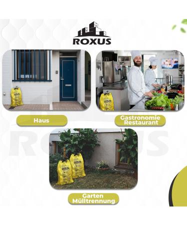 Buy 65 Yellow Recyclable Garbage Bags - 90L Eco-Friendly Solutions for International Shipping - Buy Online on SooperMarket.com