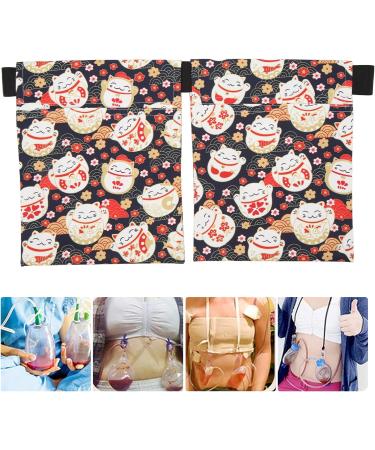 Shop Masectomy Drain Holder Bag - Elastic Ribbon Adjustable Length Cute Cat Cartoon Pattern - Perfect Drainage Solution - Buy Online on SooperMarket.com