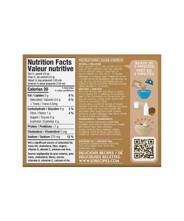 Simply Delish Instant Vanilla Pudding - Sugar Free, Non-GMO, Gluten Free, Vegan, Keto, 1.7 OZ - Buy Online on SooperMarket.com