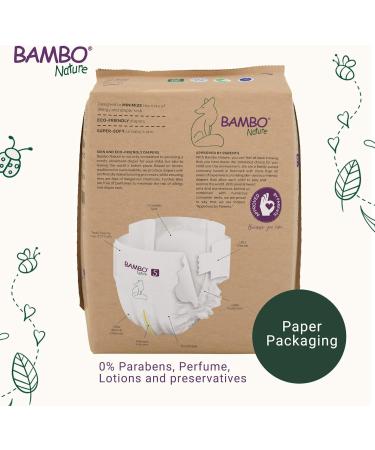 Bambo Nature Size 5 Junior Eco Nappies - 22PK | Enhanced Leakage Protection | Sustainable & Eco-Friendly - Buy Online on SooperMarket.com