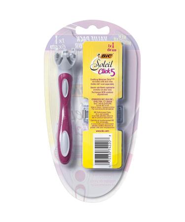 BIC Soleil Click 5 Women's Disposable Razor - Pack of 6 for Smooth & Close Shave - Buy Online on SooperMarket.com