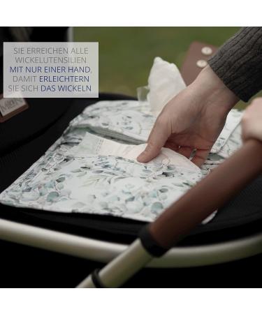 Eco-Friendly Eucalyptus Baby Diaper Bag with Changing Mat - Spacious Stylish & Ideal for On-the-Go Parents - Buy Online on SooperMarket.com
