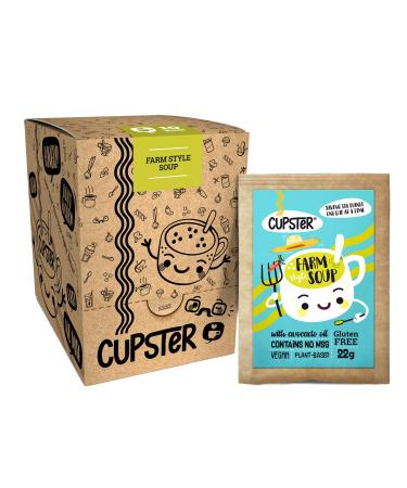 Mill & Folks Cupster Instant Farm Style Soup 10pack (10x22g) | Vegan & Gluten-Free