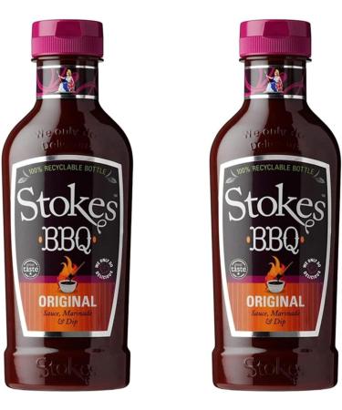 Original BBQ Sauce by Stokes 2 Pack in Squeezy Bottle 510g x2.