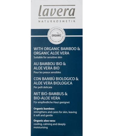 Lavera Men Sensitiv Aftershave Balm with Organic Bamboo & Aloe Vera 50ml - Soothes Sensitive Skin, Prevents Redness - Vegan & Organic - Buy Online on SooperMarket.com