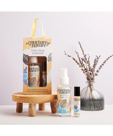 Nurture by Nature Lavender Pillow Mist & Calm Roll On Gift Set - 3.38 fl oz | Aromatherapy for Women | Relaxing Room Spray for Sleep and Stress Relief - Buy Online on SooperMarket.com