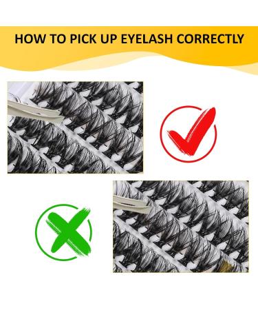 Xaena 280pcs 40D-0.07 D-MIX Individual Cluster Lashes - Soft DIY Eyelash Extensions & Bottom Lashes Pack - Buy Online on SooperMarket.com