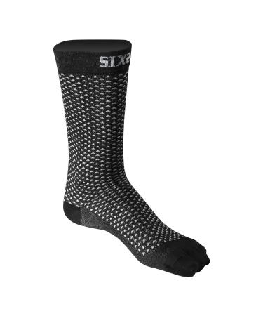 SIXS Comp Sho socks black size 35/38
