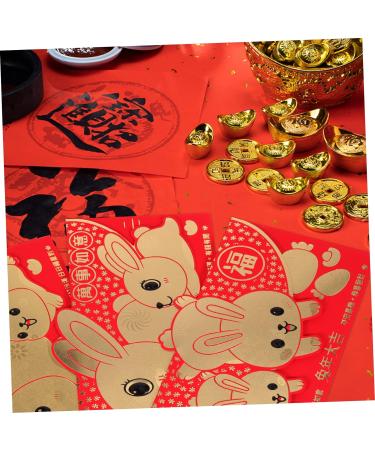 ABOOFAN 36 Pcs Year of The Rabbit Lucky Packet Bunny Hong Bao 2023 New Year Envelopes Lunar Hong Bao 2023 Year Red Packet Money Gift Cartoon Red Packets Design Paper Chinese Style - Buy Online on SooperMarket.com