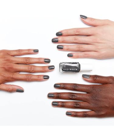 Essie Quick-Dry Nail Polish Expressie After Midnight Kit - Black & Charcoal Gray - 8-Free Vegan - 1 Kit - Buy Online on SooperMarket.com