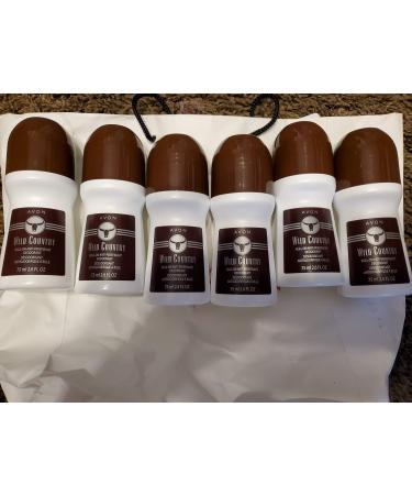Avon Wild Country Roll On Deodorant 6pcs