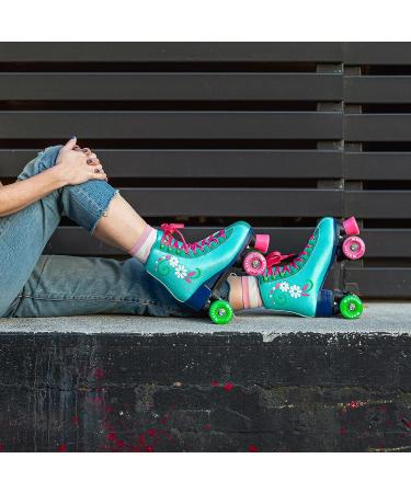 Lenexa uGOgrl Roller Skates - Kids and Womens Coral Roller Skates (Size Men 4 / Women 6) - Buy Online on SooperMarket.com
