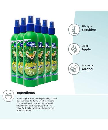 Suave Kids Tear-Free Styling Apple Detangler Spray 10 Fl Oz (Pack of 6) - Dermatologist-Tested Formula - Buy Online on SooperMarket.com