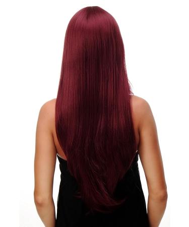 WIG ME UP - Long Garnet Red Wig 70cm | Sexy Straight Hair Perfect for International Shipping - Buy Online on SooperMarket.com