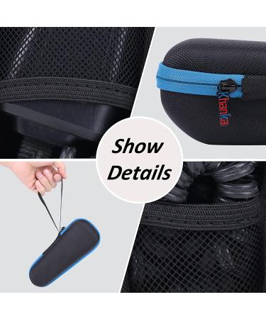 Khanka Hard Travel Case for Braun Series 35 Electric Shavers - Black & Blue - Buy Online on SooperMarket.com
