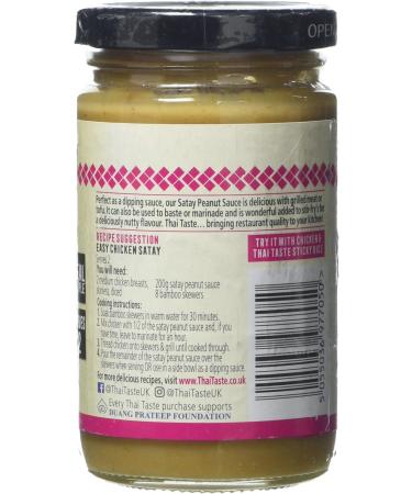 Thai Taste Nam Jim Satay Peanut Sauce 200g - Buy Online on SooperMarket.com