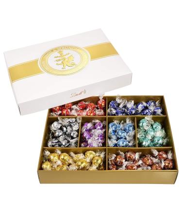 Lindt Roulette Balls & Lindor Chocolate Gift Bundle | 1.473 kg & 1.569 kg | 8 Varieties of Lindor & Roulette Balls | Perfect International Chocolate Gift - Buy Online on SooperMarket.com