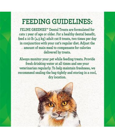 FELINE GREENIES Cat Treats Natural Dental Care Catnip Flavour 2.1oz. Pouch Catnip 60 g (Pack of 1) - Buy Online on SooperMarket.com