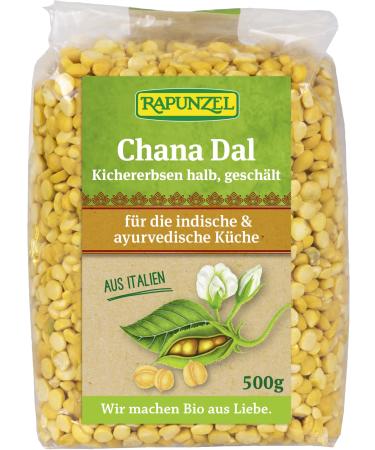 Rapunzel Organic Chana Dal Chickpeas halved peeled (2 x 500 gr) 500 g (pack of 2)