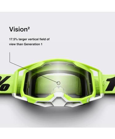 Buy Unknown 100% Cross Goggles Racecraft Gen. 2 White - Premium Performance & Style for International Shipping - Buy Online on SooperMarket.com