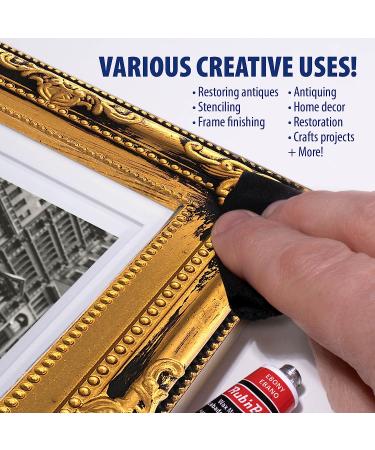 AMACO Rub n Buff Ebony 15ml - Metallic Finish Gilding Wax Set for Furniture Antiquing - Rub and Buff Colors - 3 Tubes - Buy Online on SooperMarket.com