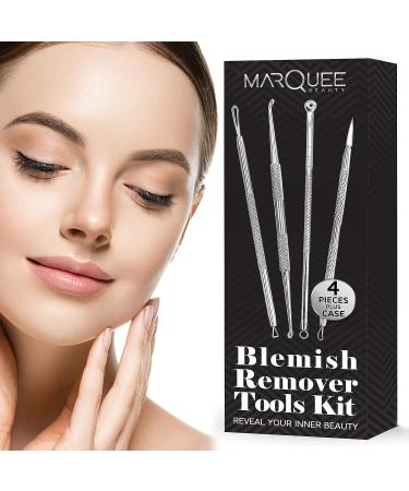 Comedone Extractor Tool Kit for Blackhead, Whitehead, Pimple, and Zit Removal - Acne Scar Treatment - 4-piece Set - Buy Online on SooperMarket.com