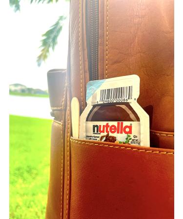 Nutella Mini Snack Pack to Go - 80 Calories per Cup, Portion Control, Eco-Friendly Spoons - Back to School Gift Box - Buy Online on SooperMarket.com