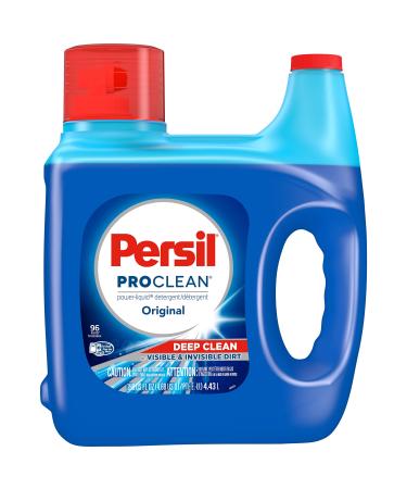 Persil ProClean Liquid Laundry Detergent Original 150 Fluid Ounces 96 Loads Original 150 Fl Oz (Pack of 1)