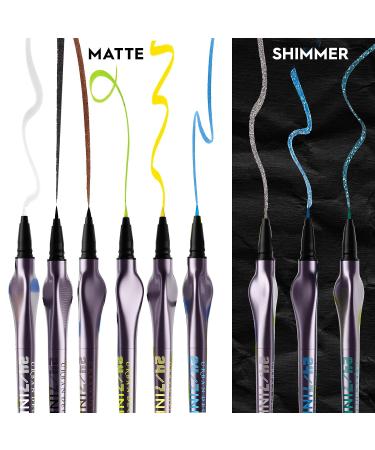 Urban Decay 24/7 Inks Liquid Eyeliner Pen - Water-Resistant, Smudge-Resistant, All Day Wear - Vegan Formula - Precision Tip - Oil Slick (Gunmetal Shimmer) - Buy Online on SooperMarket.com