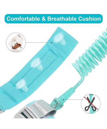 Anti Lost Wrist Link for Kids with Upgraded Safety Locks - Green, 8.2 Feet - Buy Online on SooperMarket.com