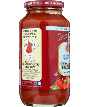 Silver Palate Marinara Sauce Low Salt 25 oz - Authentic Italian Flavor with Reduced Sodium - Buy Online on SooperMarket.com