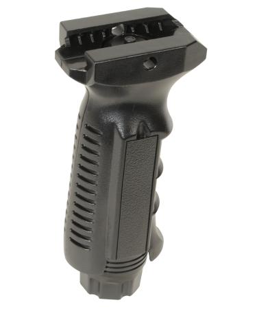 SWISS ARMS FRONT VERTICAL GRIP BLACK 605261 AIRSOFT 20MM RAIL M4 G36 MP5