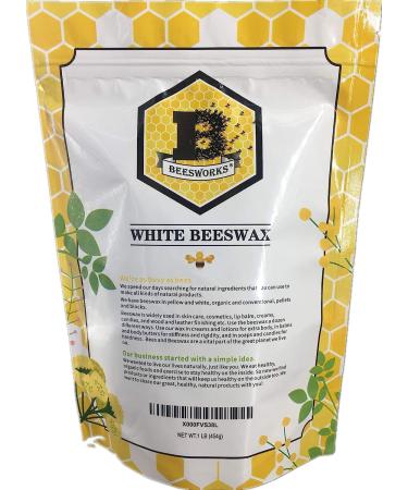 1-lb Pure White BEESWAX Pellets-100% Pure - Buy Online on SooperMarket.com