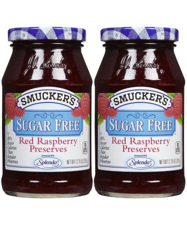 Smucker's Red Raspberry Sugar Free Preserves - 12.75 oz - 2 pk