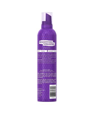 Aussie Headstrong Volume Mousse Maximum Hold 6 oz | Volumizing Hair Styling Product - Buy Online on SooperMarket.com