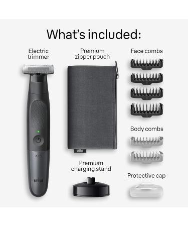 Braun Series XT5 5300 Hybrid Electric Trimmer | Waterproof Beard & Body Groomer with SkinSecure Two-Way Comb & Flex Head | Fast Shipping Worldwide - Buy Online on SooperMarket.com