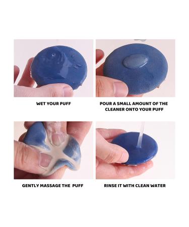 Makeup Brush Cleaner Set - Deep Cleaning Shampoo for Brushes, Sponges, and Puffs - 6.8 Fl Oz - Includes Cleaning Mat - 3 Piece Set - Buy Online on SooperMarket.com