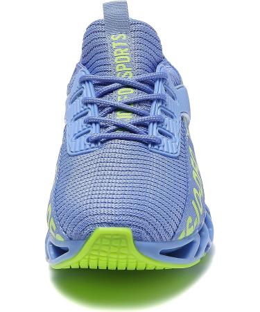 FRSHANIAH Men's Breathable Running Shoes - Sky Blue | Non-Slip Fashion Sneakers - Buy Online on SooperMarket.com