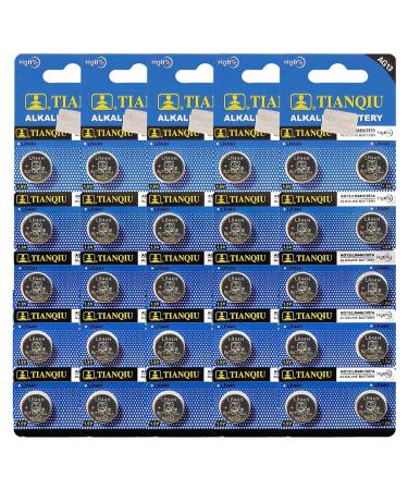 TIANQIU 50 357 Alkaline Watch Batteries LR44 AG13 SR44W Battery