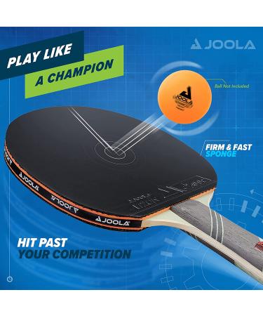 JOOLA Omega Speed Table Tennis Racket - Advanced Training Flared Handle - Tournament Level Ping Pong Paddle with Vizon Rubber - Speed Green - Buy Online on SooperMarket.com