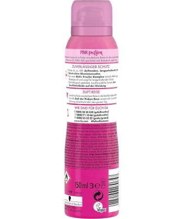 Buy Fa Pink Passion Spray Deodorant 150ml - 0% Aluminum Salts | International Shipping Available - Buy Online on SooperMarket.com