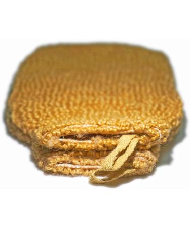 2 Pack Natural Sisal Bath Spa Exfoliating Glove Mitt for Skin Care - Anti-Aging - 5.1x9.0 inches - Buy Online on SooperMarket.com