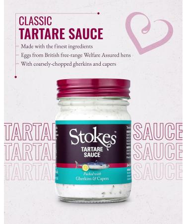 Stokes Real Tartare Sauce 3PK Smooth & Creamy Tartare Sauce Perfect For Fish Dishes Award Winning Gluten Free Tartare Sauce Made With Gherkins & Capers Beautifully Balanced Flavour 200g Glass Jar - Buy Online on SooperMarket.com