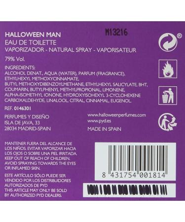 J. Del Pozo Halloween Man Eau de Toilette Spray for Men 6.8 Ounce 6.8 Fl Oz (Pack of 1) - Buy Online on SooperMarket.com