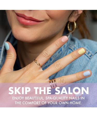 MOYOU LONDON Gel Nail Strips Set with Free UV Lamp - Easy Apply & Remove for Salon-Quality Manicure - Buy Online on SooperMarket.com