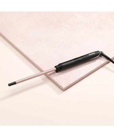 BaByliss 10mm Curling Wand C449E - Quartz-Ceramic Curling Iron for Tight Afro Curls | Pink & Black International Shipping Available - Buy Online on SooperMarket.com